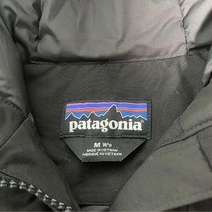 Patagonia mid length puffer jacket black